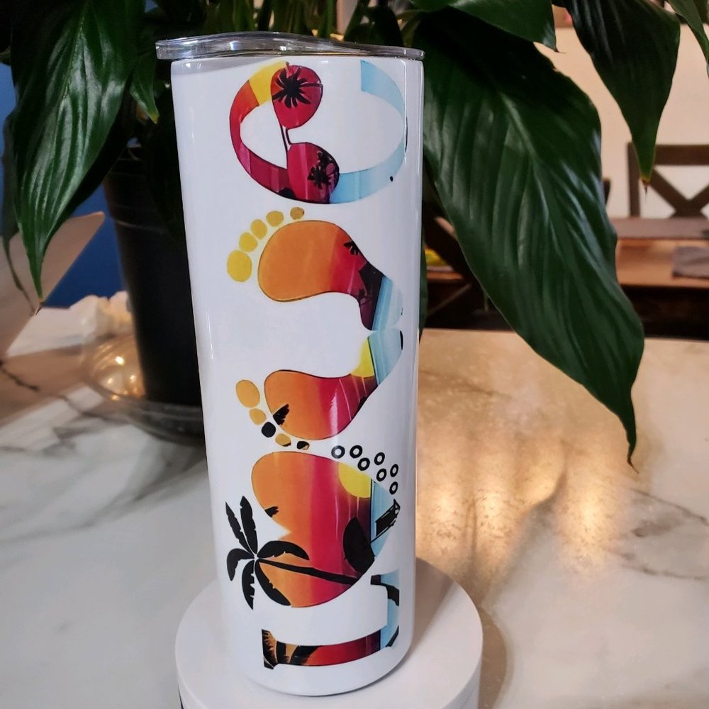 Beachy Love 20oz Tumbler 🎉sale